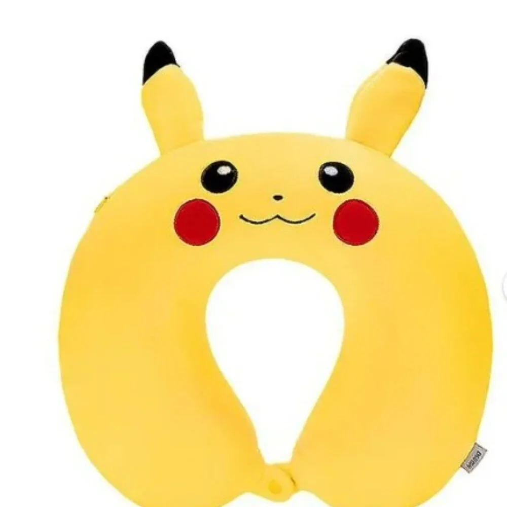 Pikachu Neck Pillow Pokémon U-Shaped Travel Plush Anime Pillow